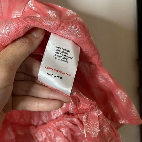 Glamorous pink ruffle tie mini dress size US 4 - Picture 5 of 6